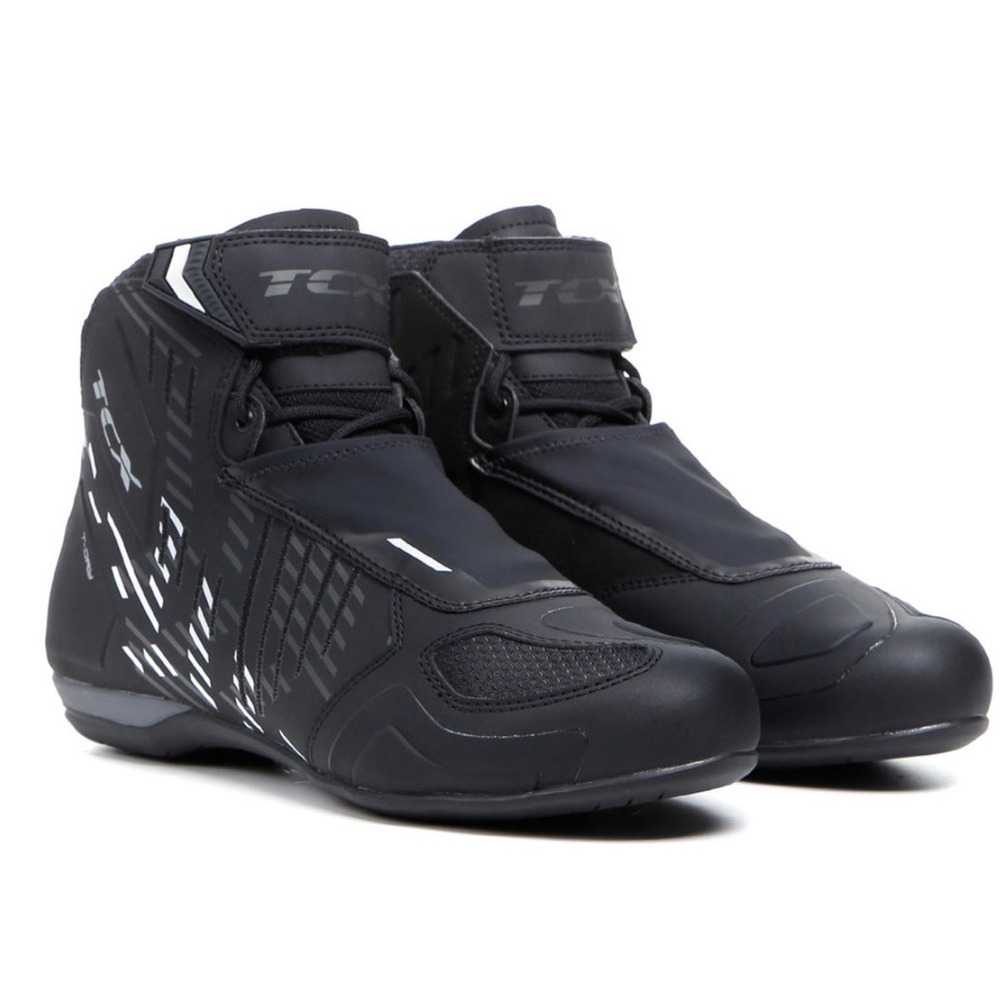 TCX RO4D Waterproof Motorcycle Riding Boots Black White Men's US 11 EU 45 $180